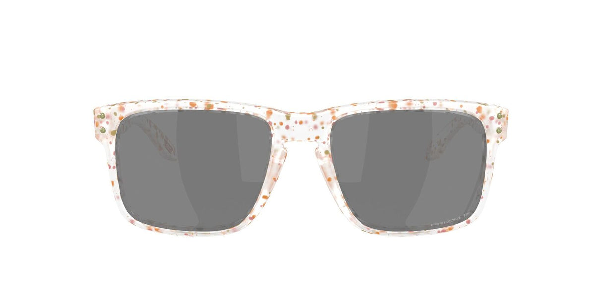 משקפי שמש Oakley Holbrook Prizm Black Polarized Lenses, Clear Terrazzo Frame - Oakley