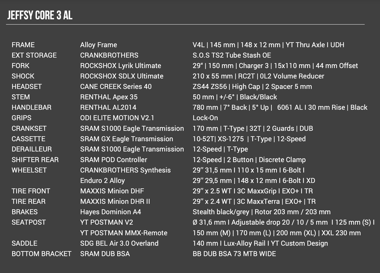 Jeffsy Core 3 - ג'פסי קור 3