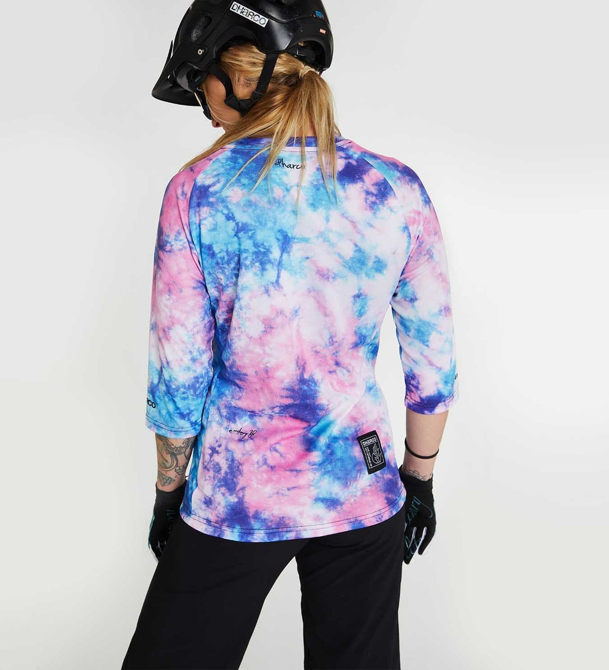 חולצת רכיבה 3/4 נשים Tie Dye - DHaRCO