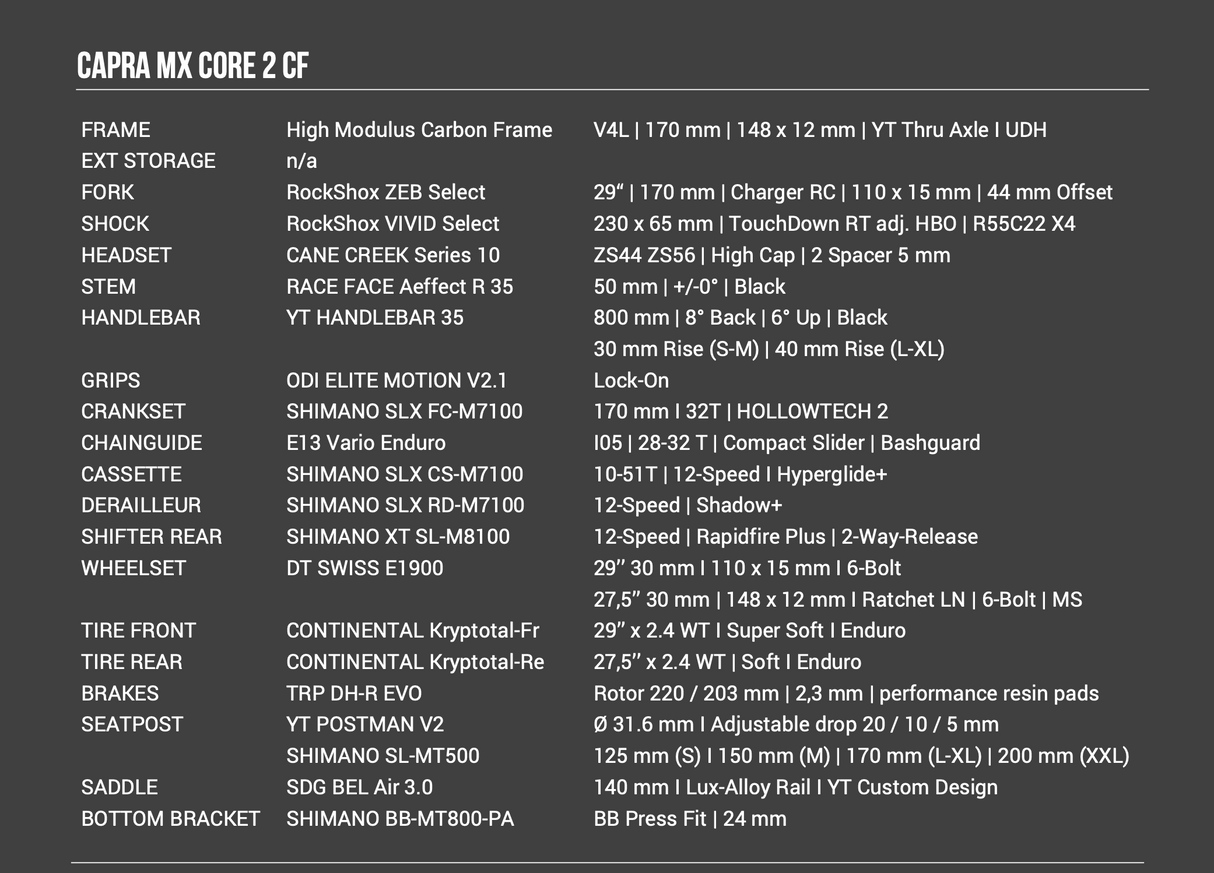 Capra Core 2 Carbon - קפרה קור 2 קרבון