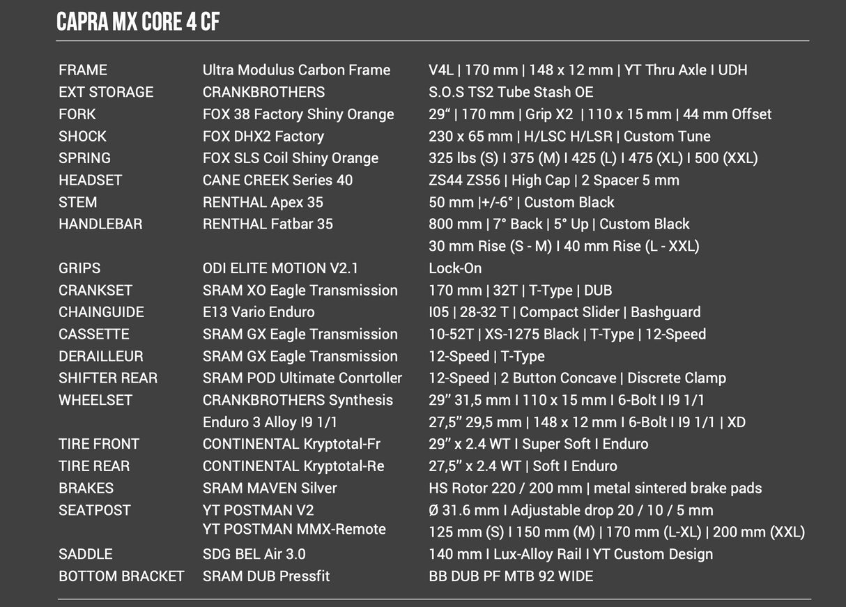 Capra Core 4 Carbon - קפרה קור 4 קרבון