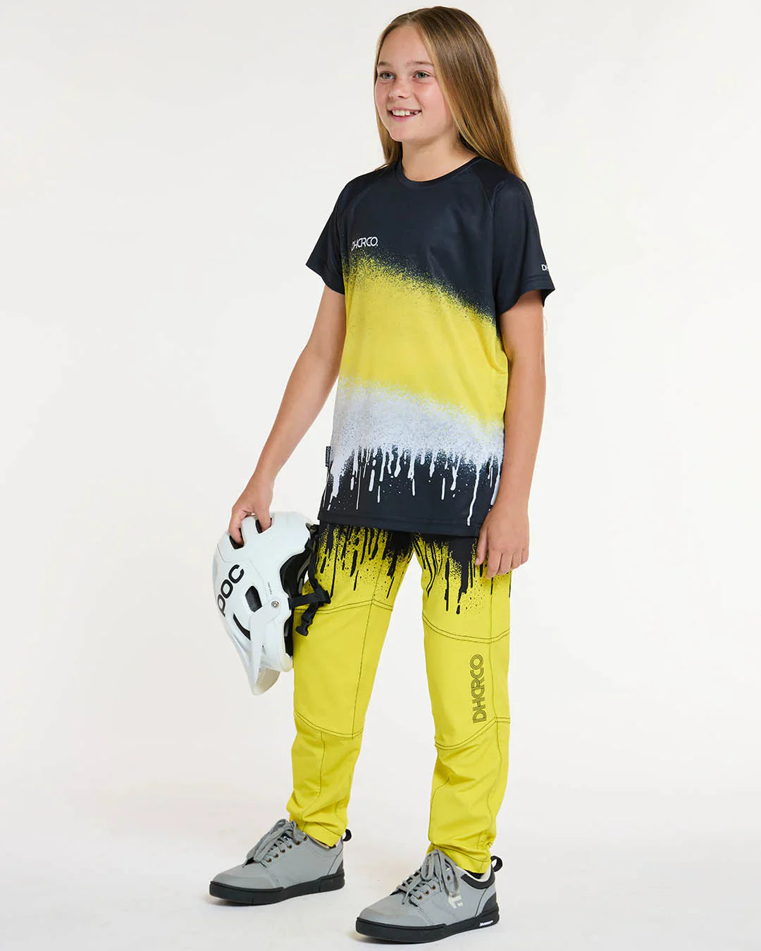 חולצת רכיבה קצרה ילדים Acid Rain - DHaRCO