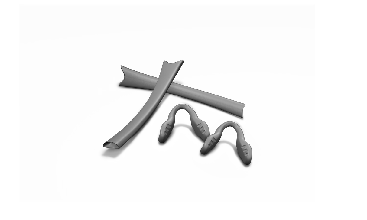 Radar EV סט גומי לידיות אפור - Oakley