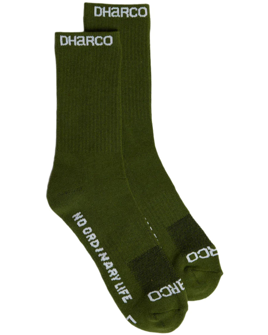 גרביי רכיבה Crew | Gorilla Green - DHaRCO