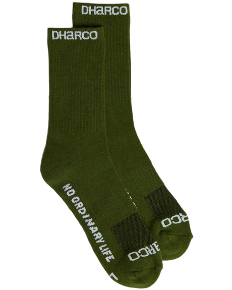 גרביי רכיבה Crew | Gorilla Green - DHaRCO