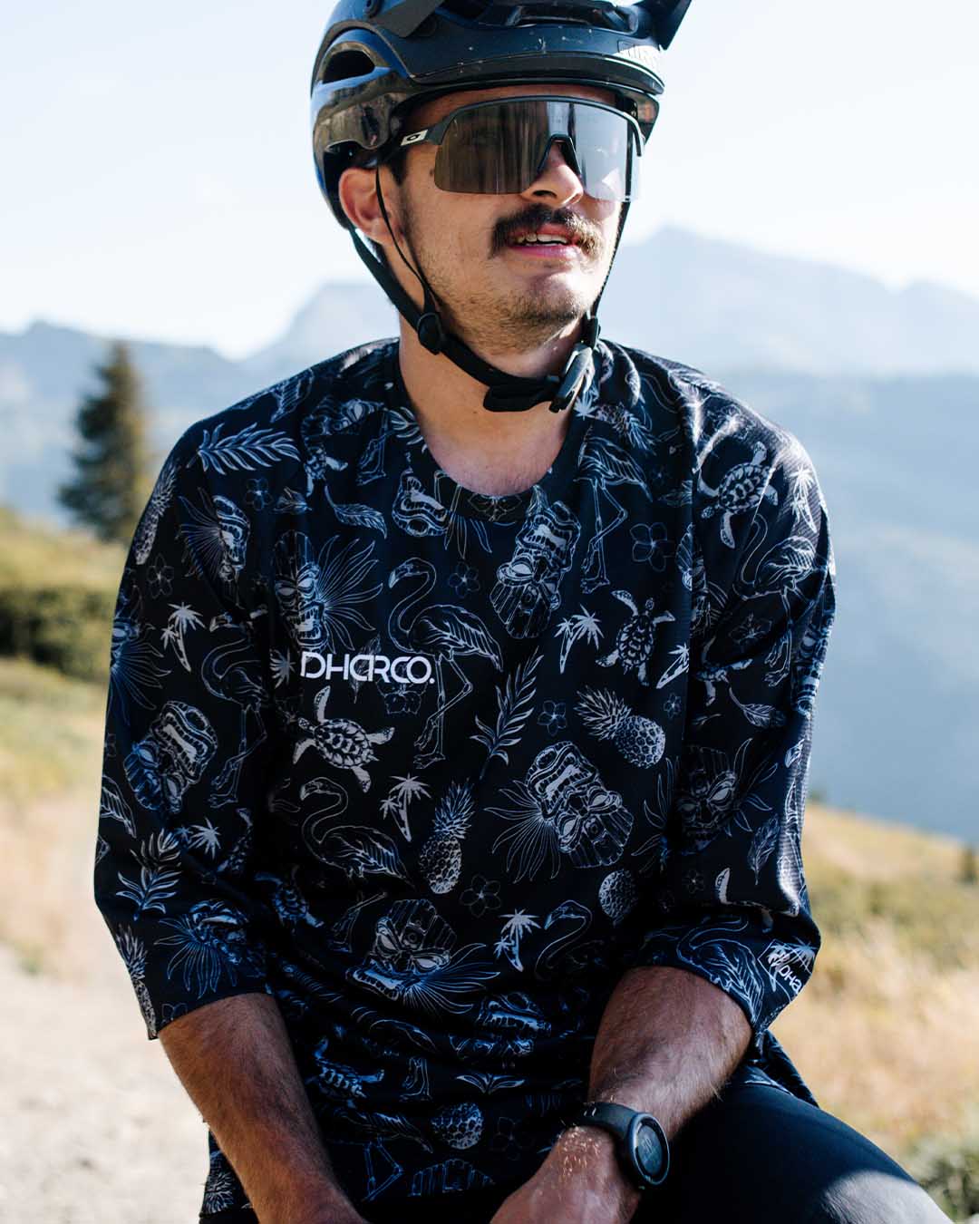 חולצת רכיבה 3/4 גברים Dark Fraser V24 - DHaRCO