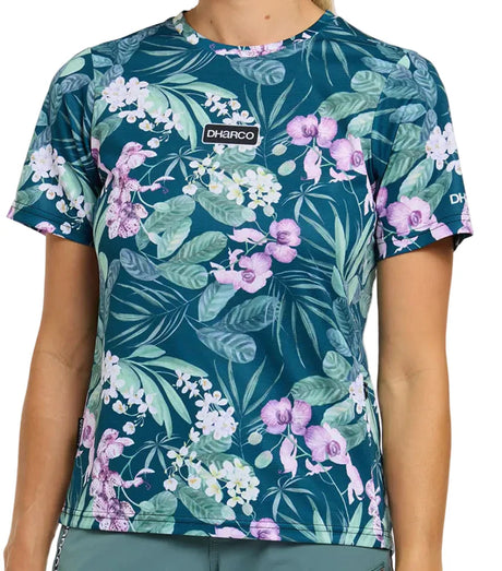 חולצת רכיבה קצרה נשים | Wild Orchid - DHaRCO