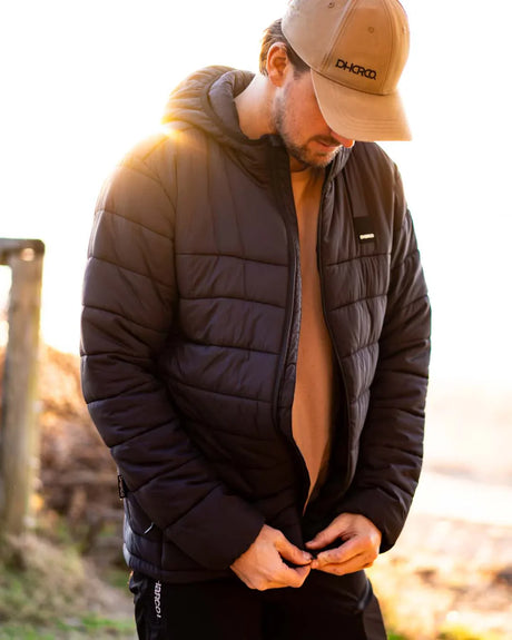 מעיל פוף DHaRCO | Black - DHaRCO