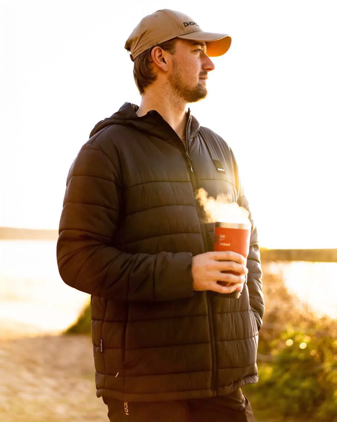 מעיל פוף DHaRCO | Black - DHaRCO