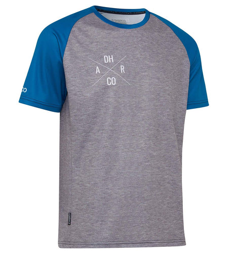 חולצת רכיבה קצרה גברים Gravity | Blue Storm - DHaRCO