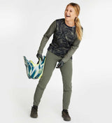 חולצת רכיבה ארוכה נשים Gravity Camo Blades - DHaRCO