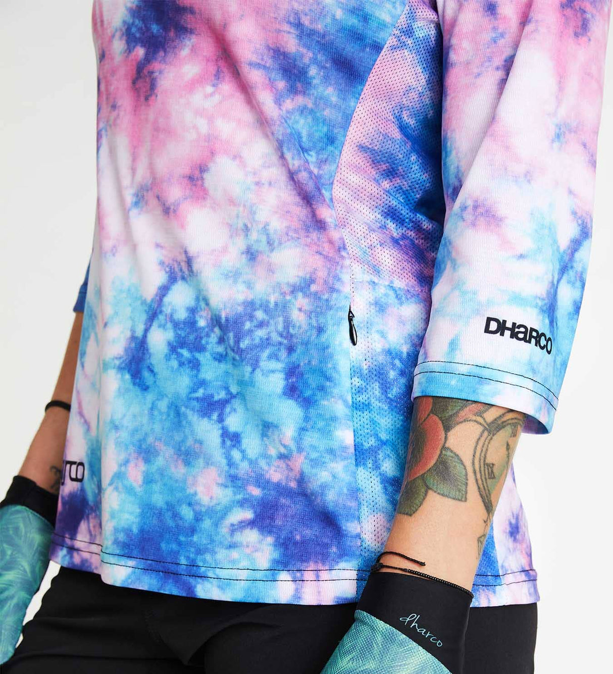 חולצת רכיבה 3/4 נשים Tie Dye - DHaRCO