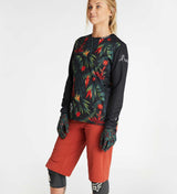 חולצת רכיבה ארוכה נשים Gravity Tropical DH - DHaRCO