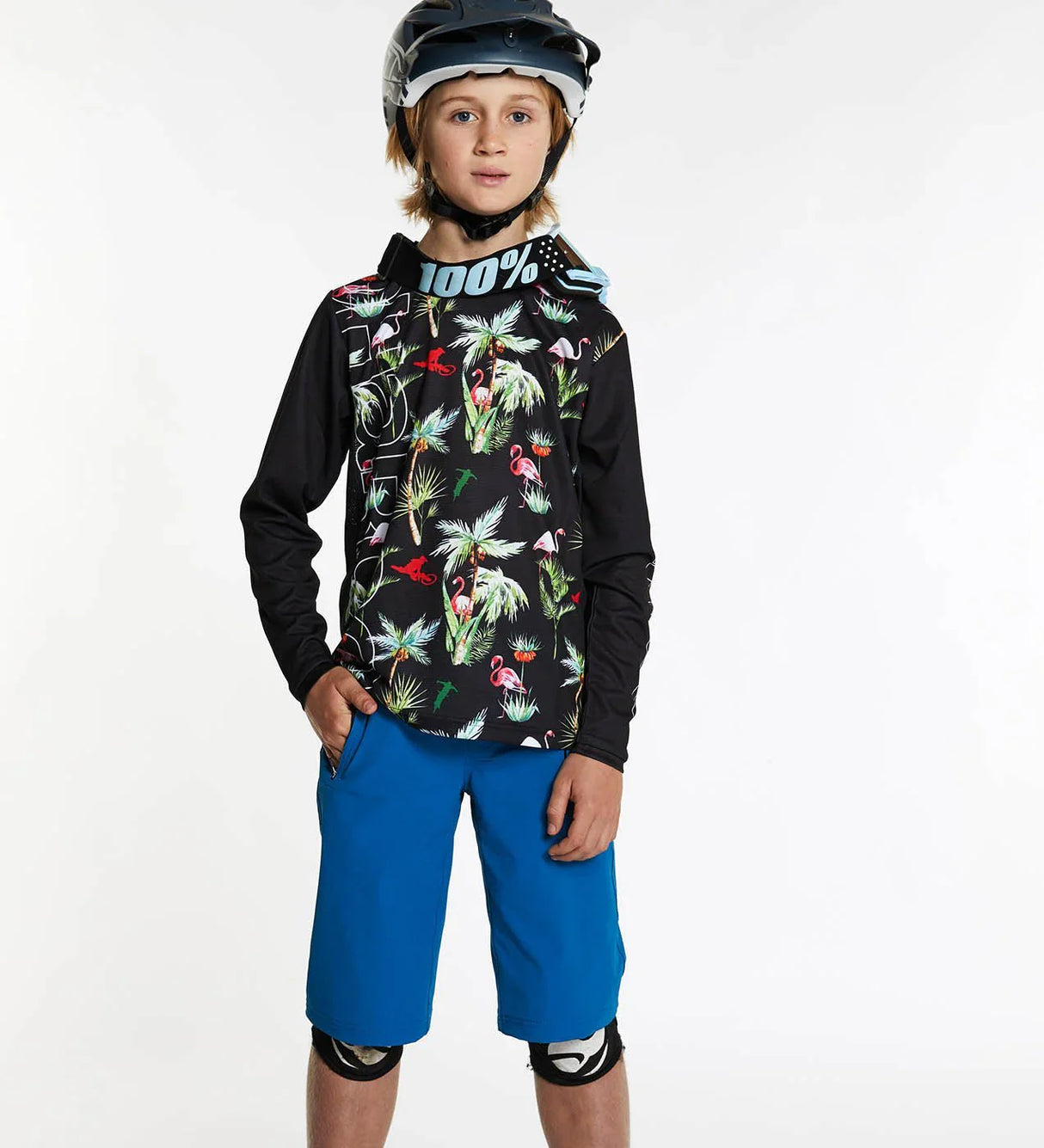 מכנס רכיבה כחול ילדים Gravity - DHaRCO