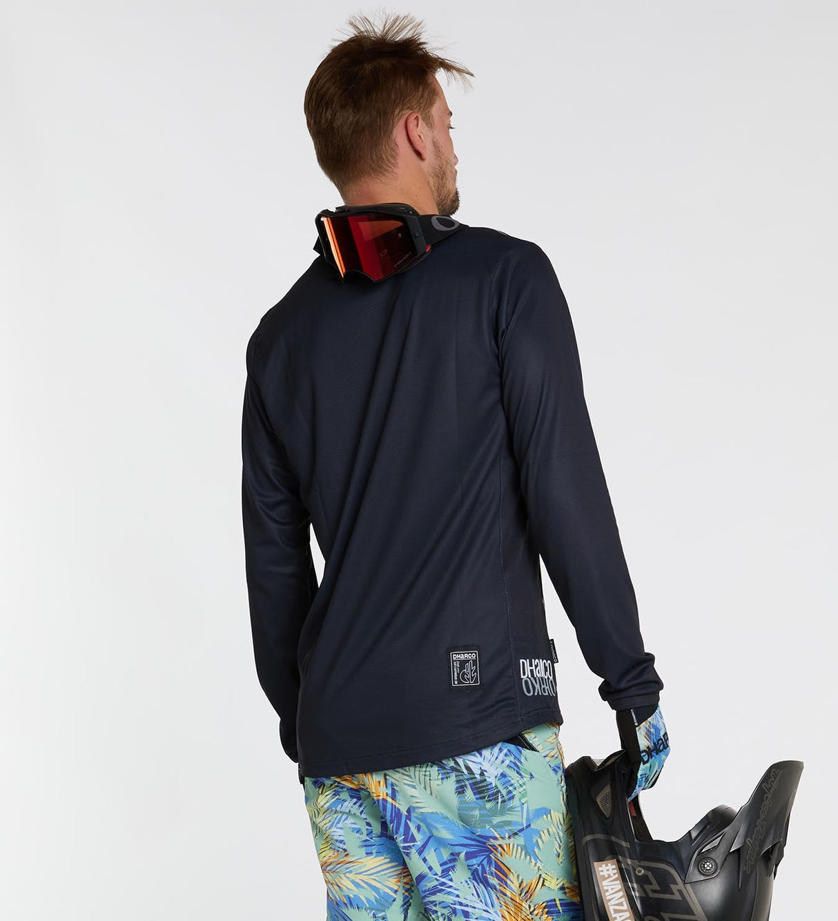 חולצת רכיבה ארוכה גברים Gravity Shadow - DHaRCO