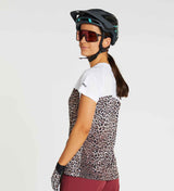 חולצת רכיבה קצרה נשים | Leopard - DHaRCO