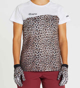 חולצת רכיבה קצרה נשים | Leopard - DHaRCO