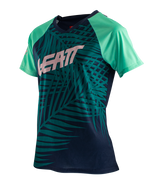 חולצת רכיבה קצרה נשים MTB 2.0 Jade - Leatt