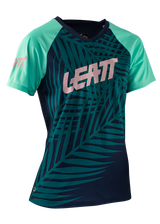 חולצת רכיבה קצרה נשים MTB 2.0 Jade - Leatt