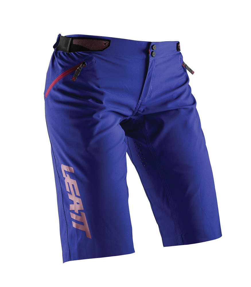 מכנס רכיבה נשים קצר MTB AllMtn 2.0 v20 Marine