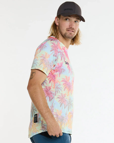 חולצת רכיבה קצרה גברים Highball - DHaRCO