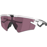 משקפי שמש Oakley Sphaera Slash Prizm Road Black Lenses, Matte Clear Frame - Oakley