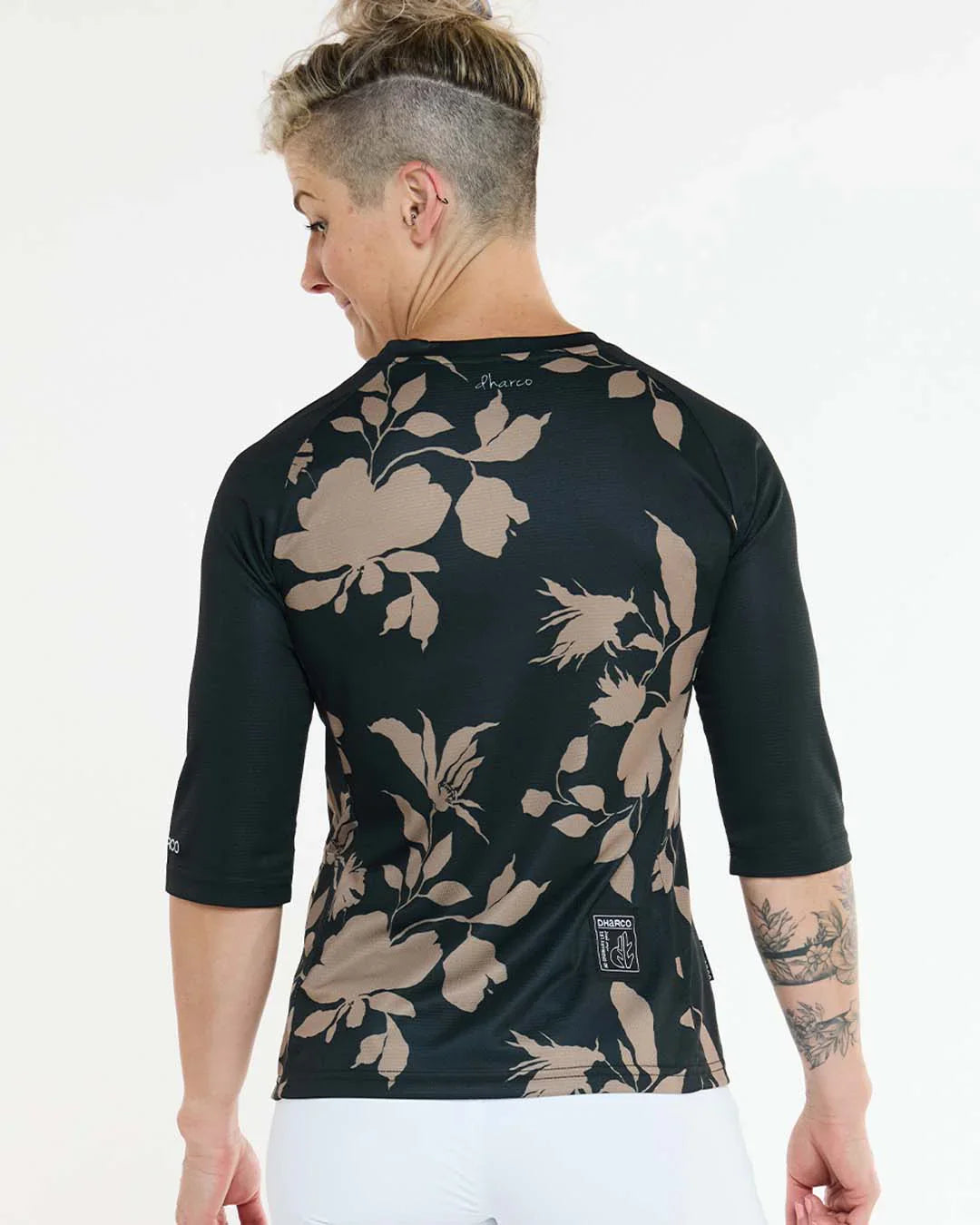 חולצת רכיבה נשים 3/4 Louis - DHaRCO