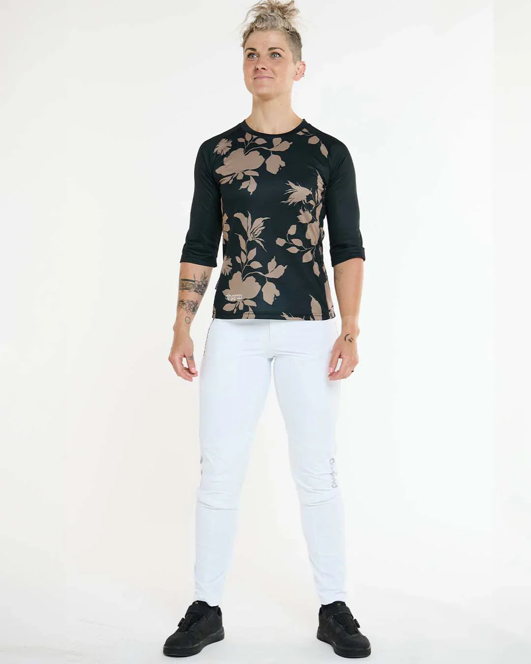 חולצת רכיבה נשים 3/4 Louis - DHaRCO