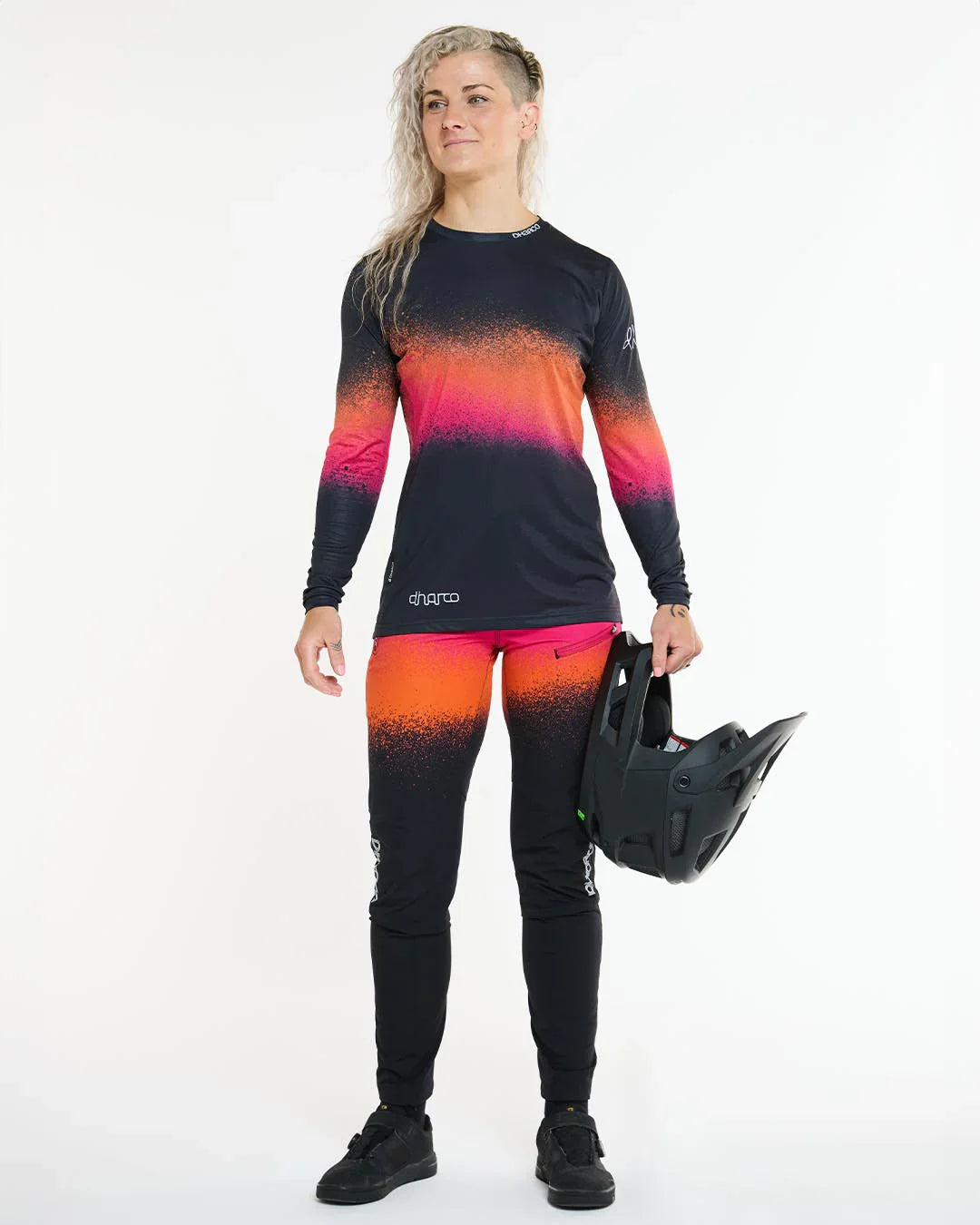 מכנס רכיבה ארוך נשים Gravity | Black Snake - DHaRCO