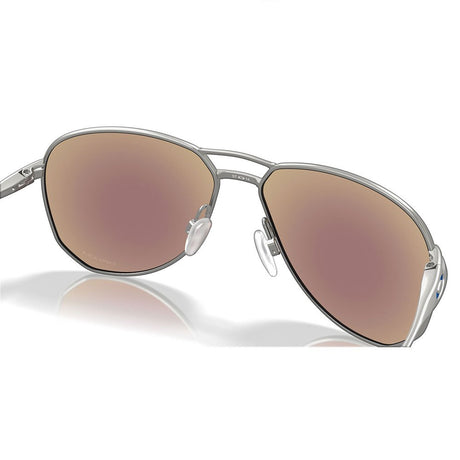 משקפי שמש Oakley Full Rim Aviator CONTRAIL Prizm Sapphire Lenses, Satin Chrome Frame - Oakley