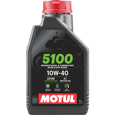 5100 שמן טכנוסינתטי לאופנוע 10W40 1L מבית MOTUL - MOTUL