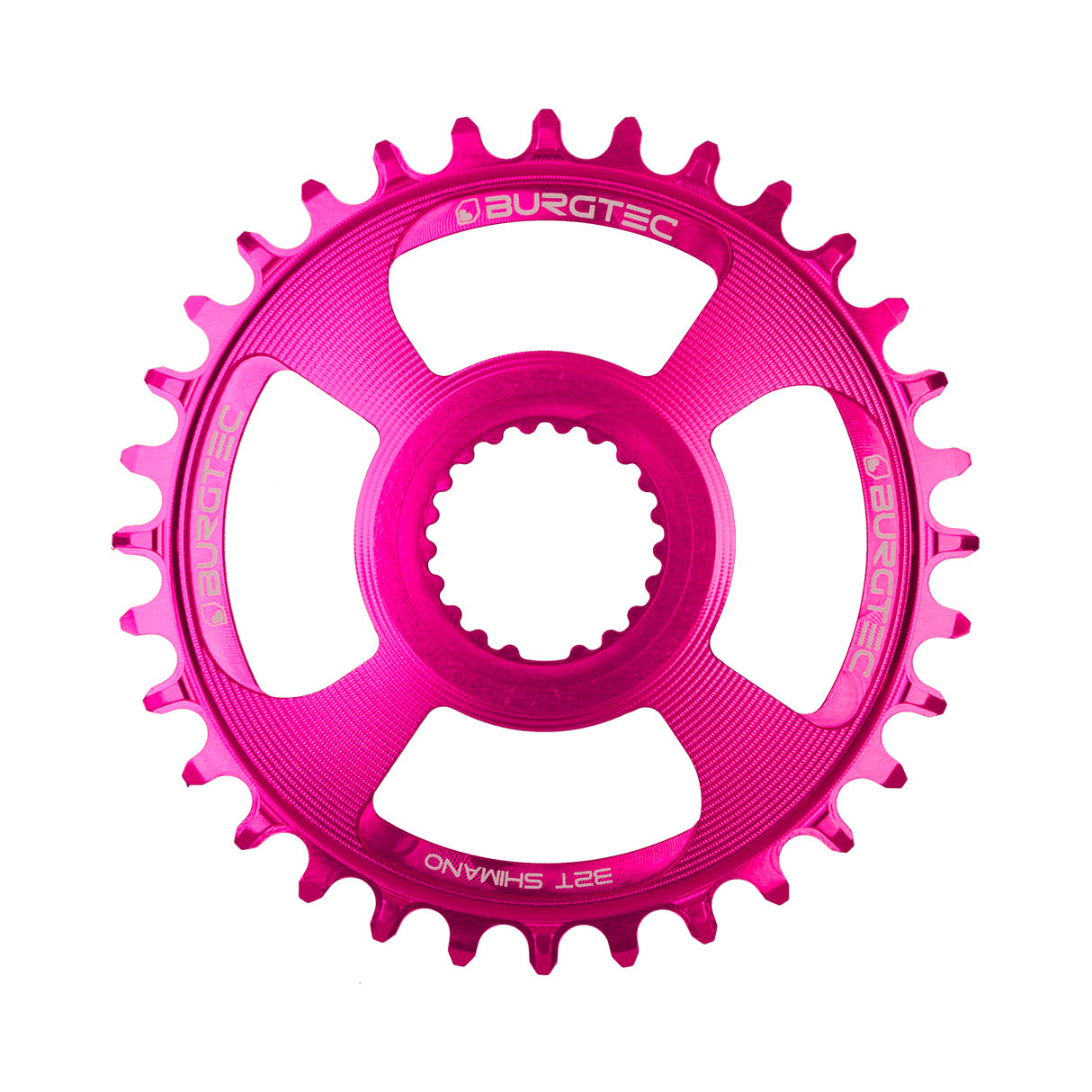 Shimano Direct Mount Thick Thin Chainring 32T -TOXIC BARBIE